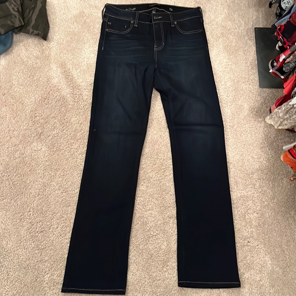 Liverpool jeans dark wash straight 8/29